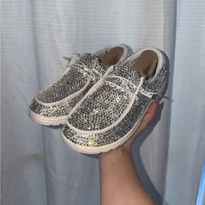 Bling Bedazzled Sparkle Original Design Hey Dudes Y2K